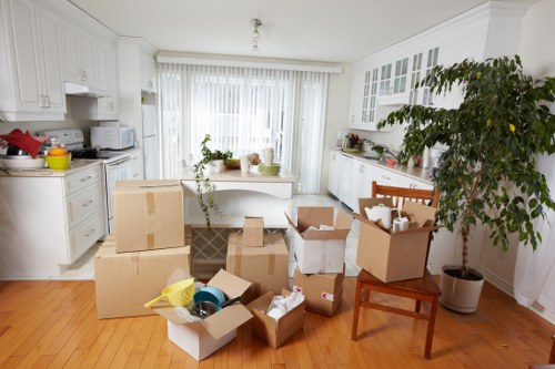 Newly moved-in flat setup in Finsbury Park
