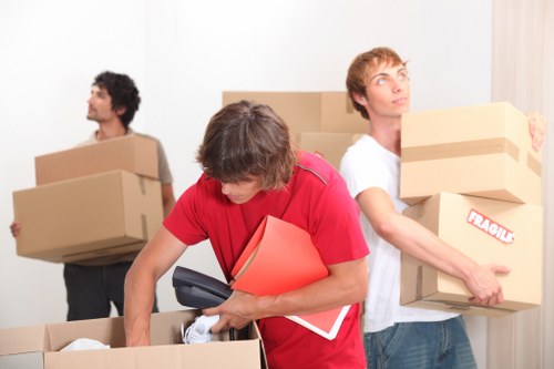 Retail and office move preparation in Finsbury Park