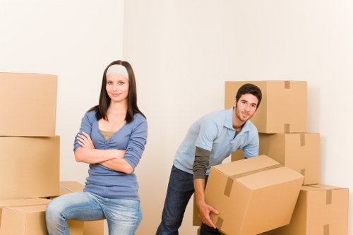 Packing and moving preparation for a local removal van job