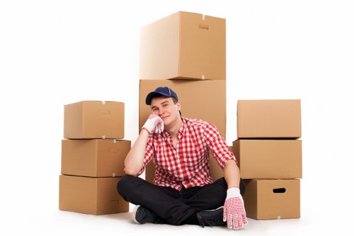 Professional movers handling house removals in Finsbury Park